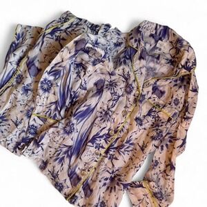 Lazy Poet 100% Linen Matching Pajama Set